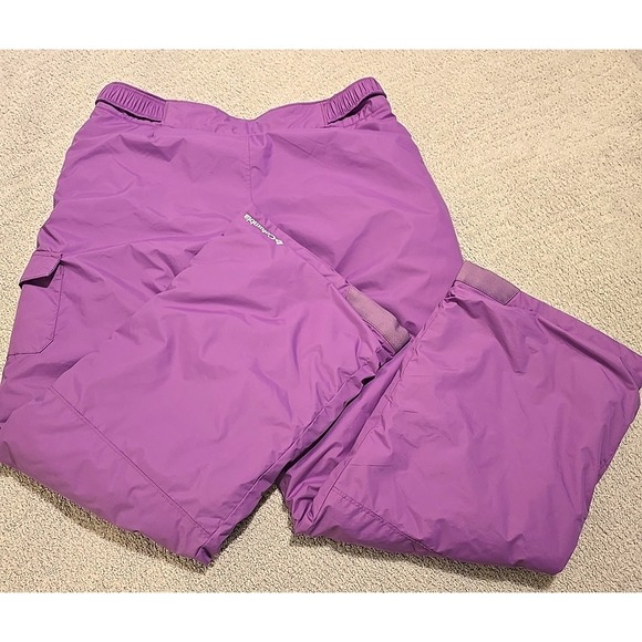Columbia Starchaser Peak III OutGrown Insulated Snow Ski Pants XL Razzle Girls - Picture 13 of 14
